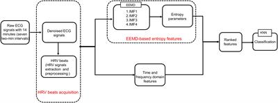 Early Detection of Sudden Cardiac Death by Using Ensemble Empirical Mode Decomposition-Based Entropy and Classical Linear Features From Heart Rate Variability Signals